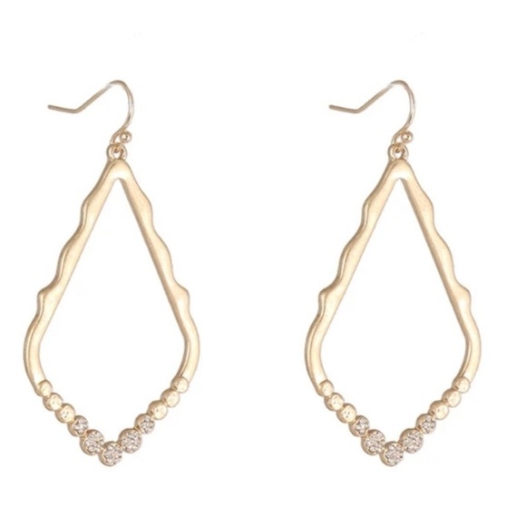 Teardrop Statement Earrings - Picture 3 of 5